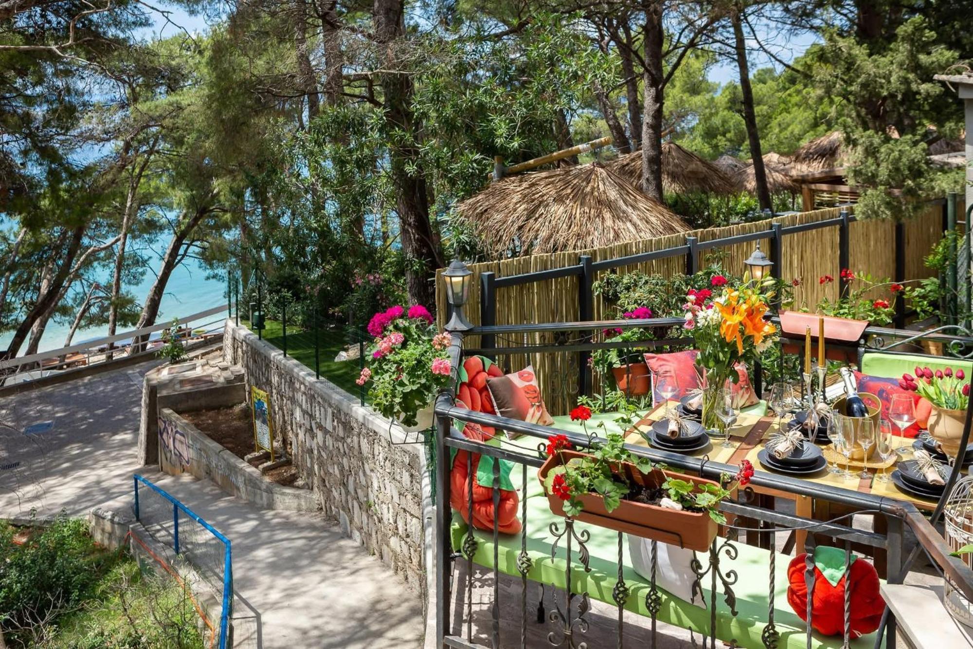 Beachfront Apartment Romilda Makarska Kültér fotó